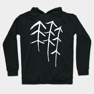 Forest Runes - Fir Tree Symbol Hoodie